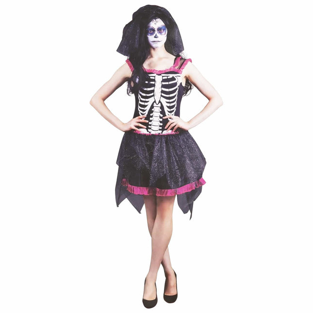 Halloween Costume - Women's - Skull Bride - Large 8718964023523 only5pounds-com