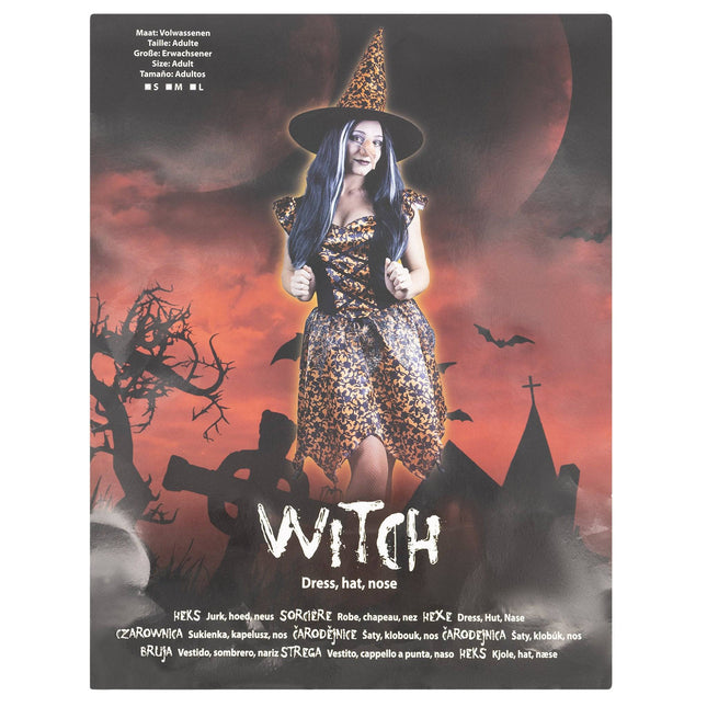 Halloween Costume - Women's - Witch - Large 8718964023523 only5pounds-com