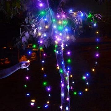 Battery Operated 5M Battery Powered LED Decorative String Fairy Lights (100) - Multi Coloured-5056150229469-Bargainia.com