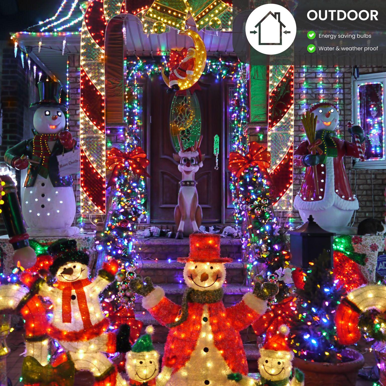 LED Berry Bulbs Battery Operated 8 Function (100 Lights) - Multicoloured Lights Lighting Bargainia