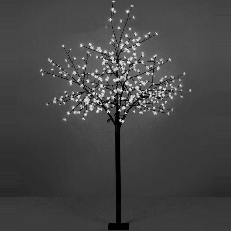 LED Bonsai Cherry Blossom Tree - Cool White Trees Bargainia