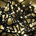 LED Fairy Lights Indoor Battery Operated 8 Function with Green Cable (400 Lights ) - Warm White Lights - Bargainia.com - 