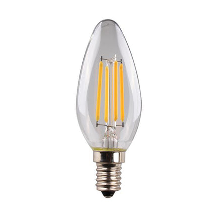 E14 LED Candle Lightbulbs - 2700k - 4.5W/40W - Pack of 3-4260644160195C-Bargainia.com