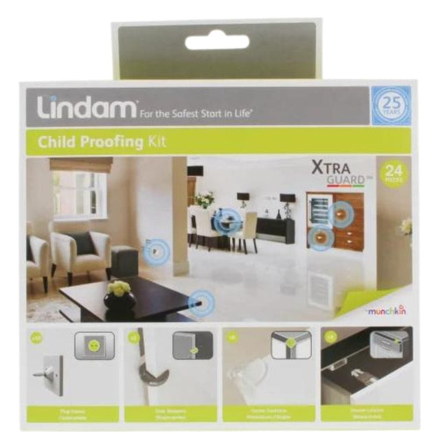 Lindam Home Child Proofing Kit - 24pcs 5019090516334 only5pounds-com