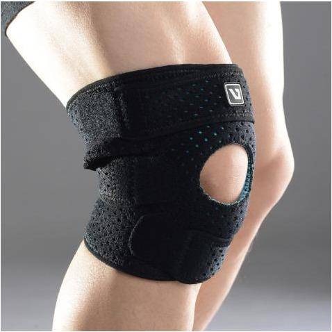 Liveup Sports Adjustable Slimline Knee Support Black - Bargainia.com - 