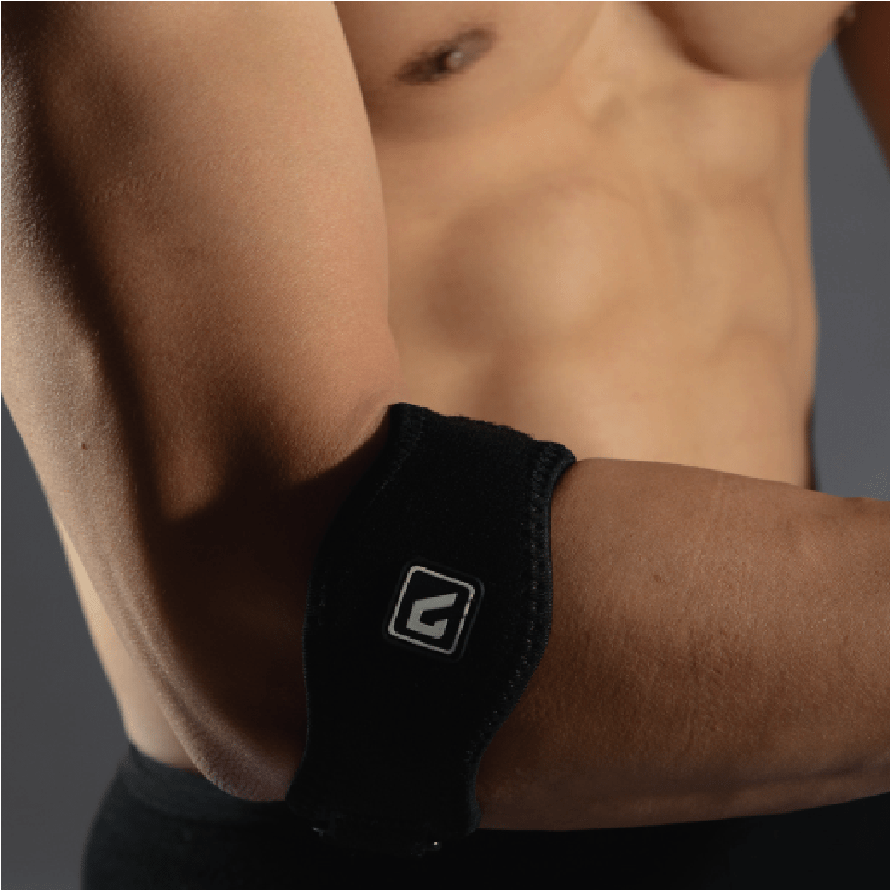 Liveup Sports Tennis Elbow Arm Support - Black - Bargainia.com - 