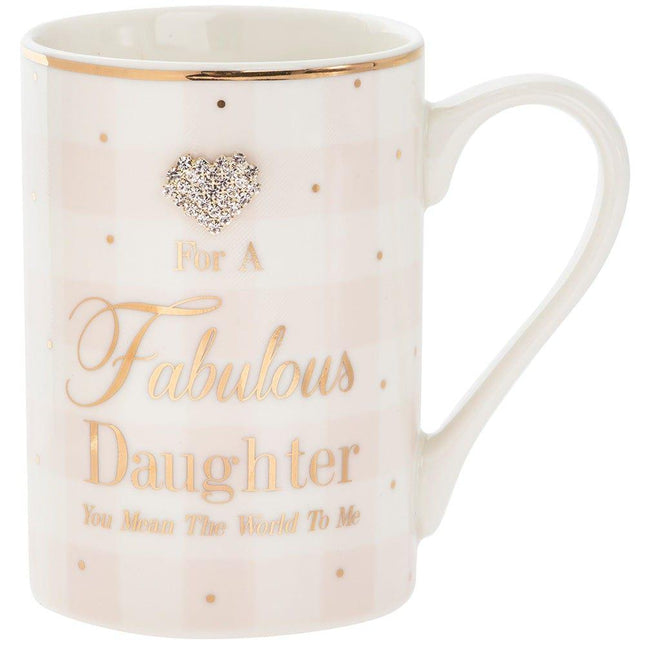 Mad Dots Fab Daughter Mug 5010792338644 only5pounds-com