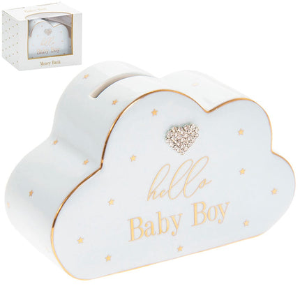 Mad Dots - Hello Baby Boy Money Box 5010792446813 only5pounds-com