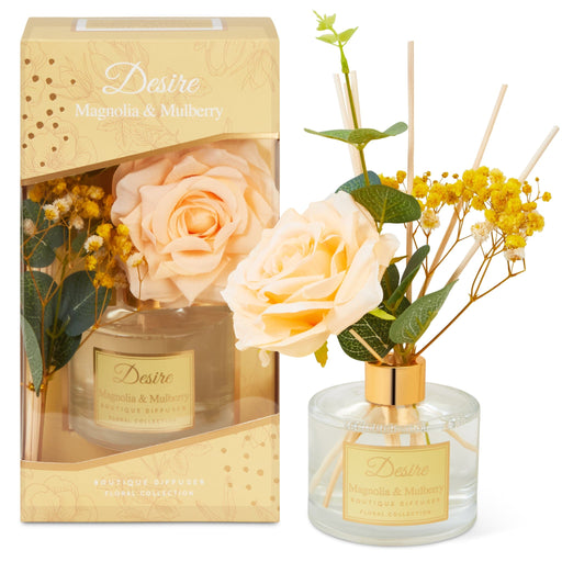 Magnolia & Mulberry Floral Reed Diffuser - 200ml 5010792459103 only5pounds-com