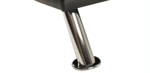 Manhattan 2 Seater Faux Leather Click Clack Sofa Bed - Brown Bargainia