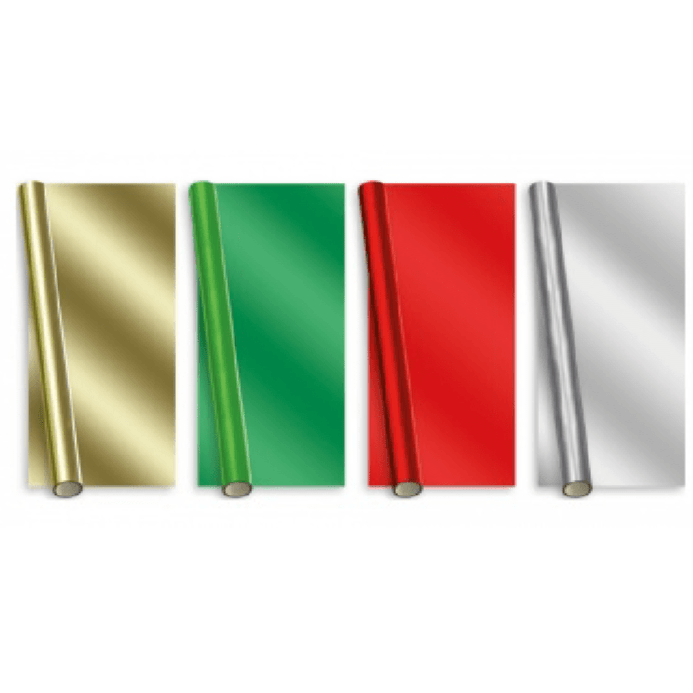 Metallic Wrapping Foil Paper 2m - Assorted Colours - 1 Roll-5012213406093-Bargainia.com