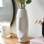 Minimalistic Ceramic Face Vase - 30cm - Bargainia.com - 