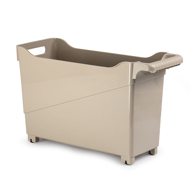 Multi Function Storage Trolley - Assorted Colours Taupe only5pounds-com