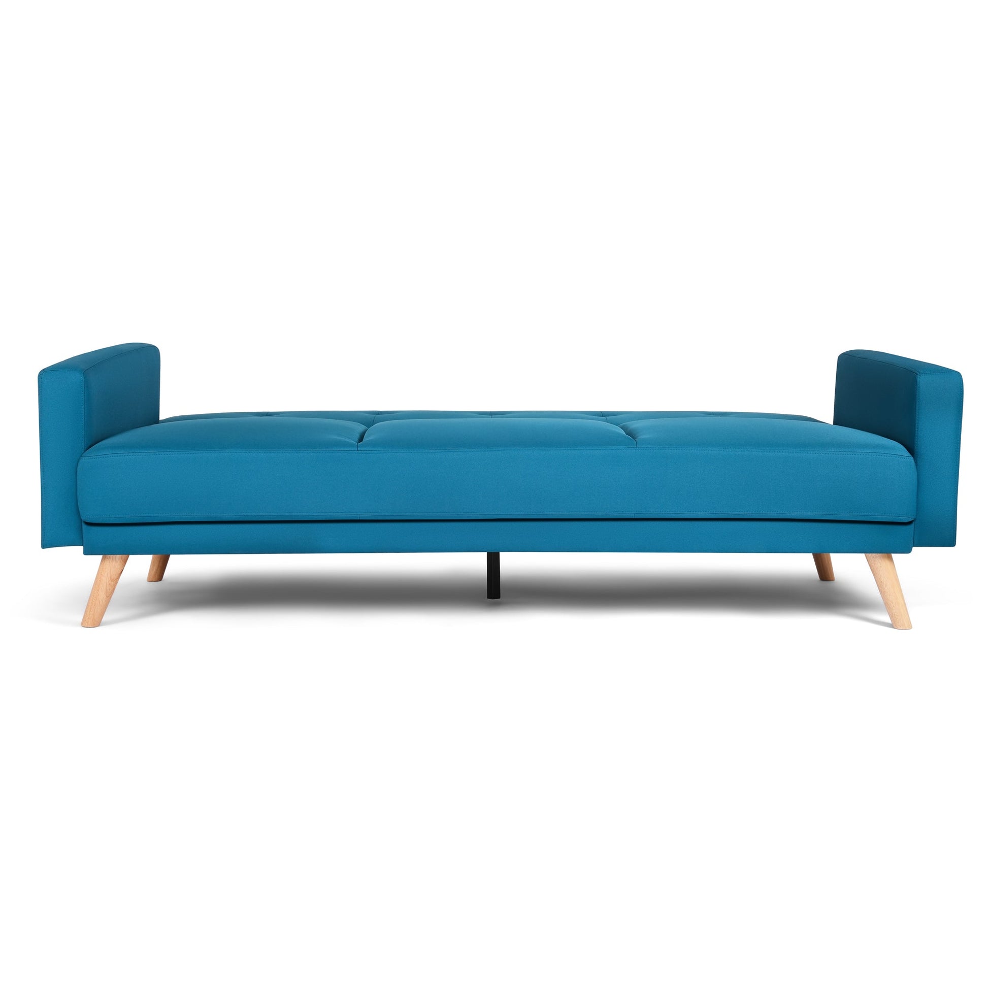 Narvik Sofa Bed 3 Seater Click Clack - Blue Sofas Bargainia