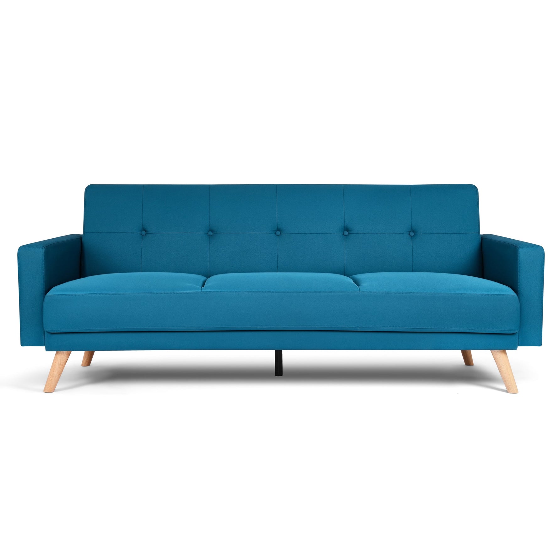Narvik Sofa Bed 3 Seater Click Clack - Blue - Bargainia.com - 