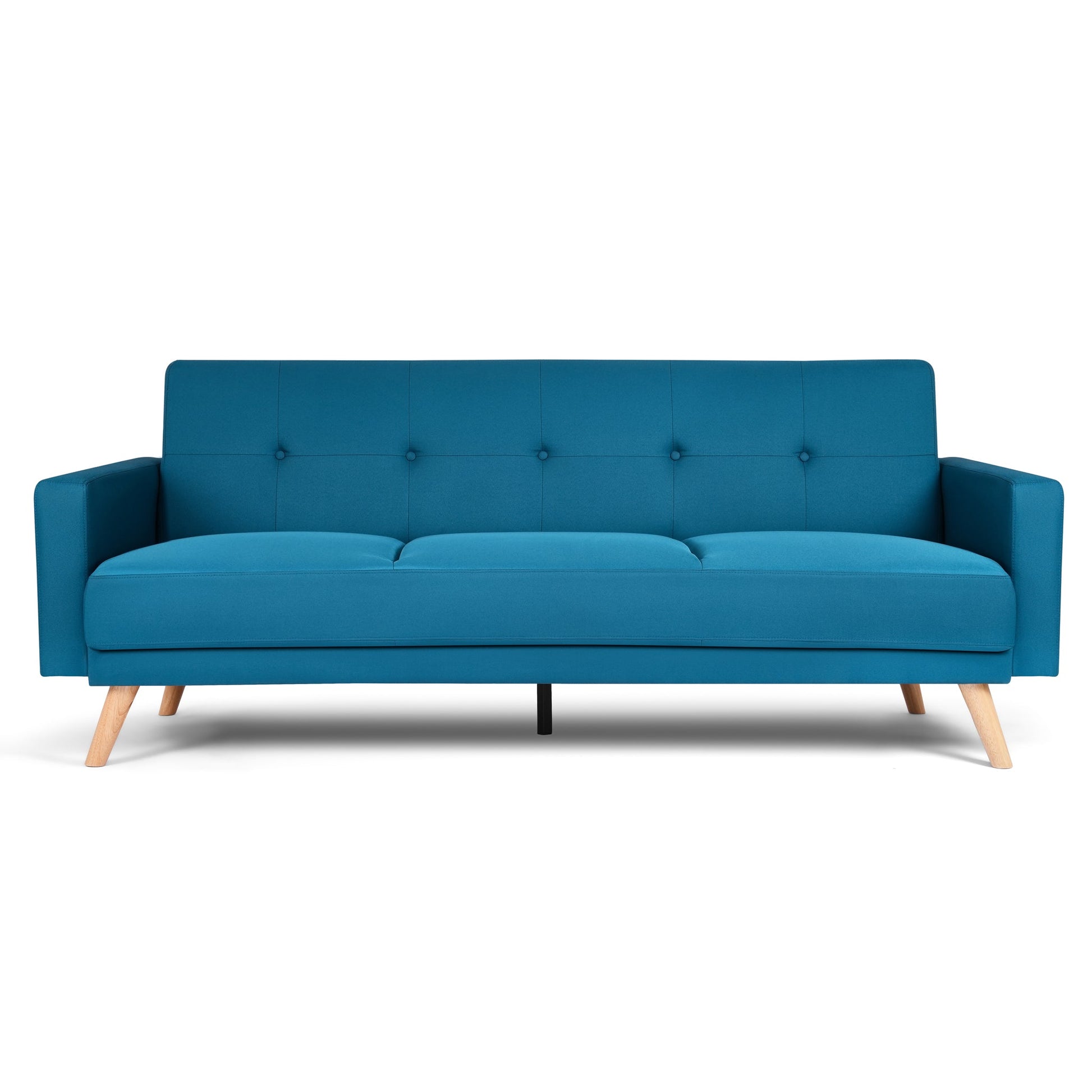 Narvik Sofa Bed 3 Seater Click Clack - Blue Sofas Bargainia