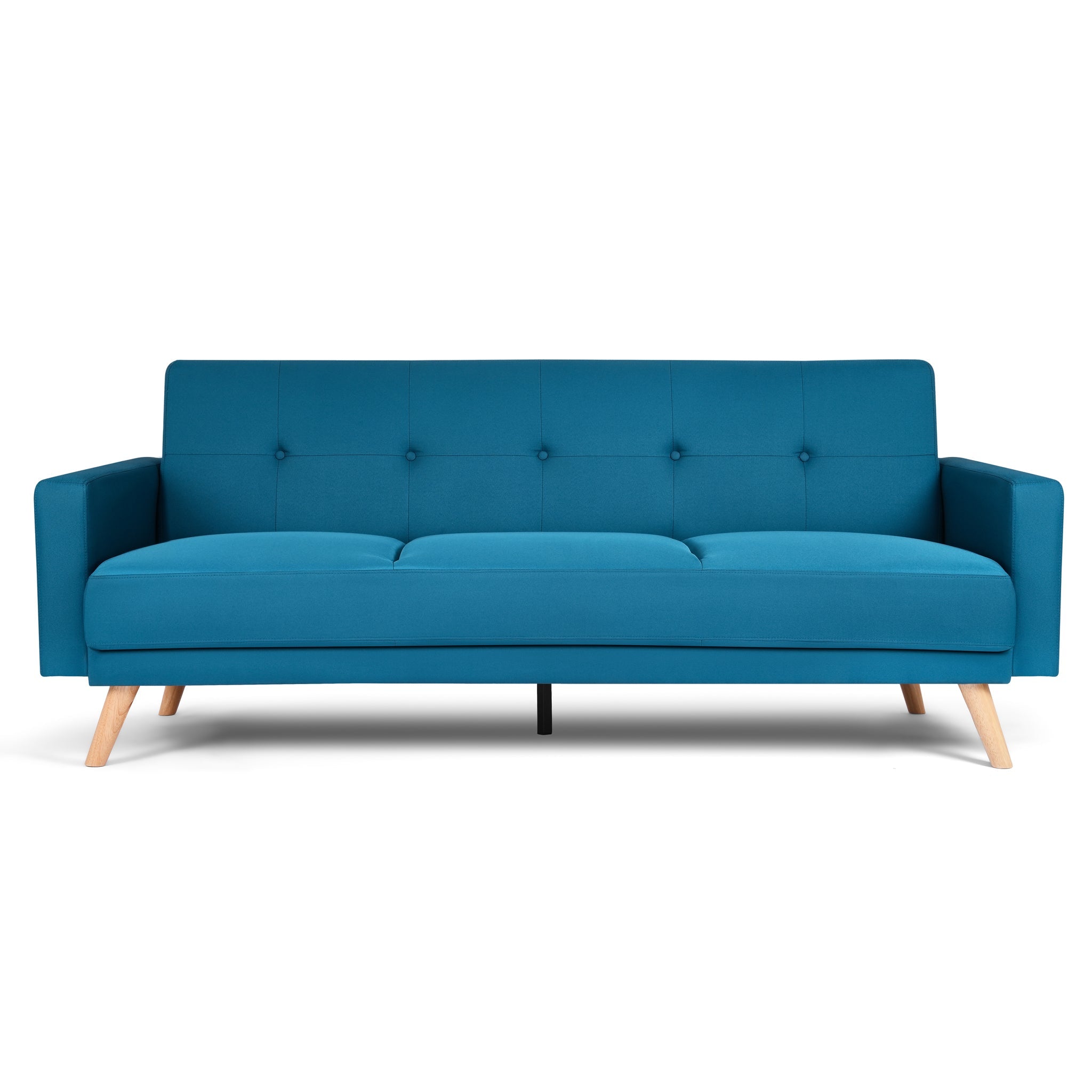 Narvik Sofa Bed 3 Seater Click Clack - Blue Sofas Bargainia