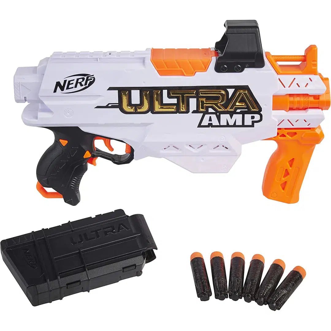 Nerf Ultra Amp Blaster - White Nerf Clearance
