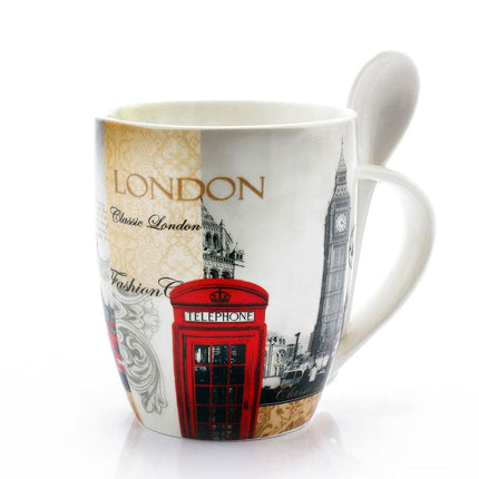 New London Mug With Spoon 5010792199849 bargainia-com