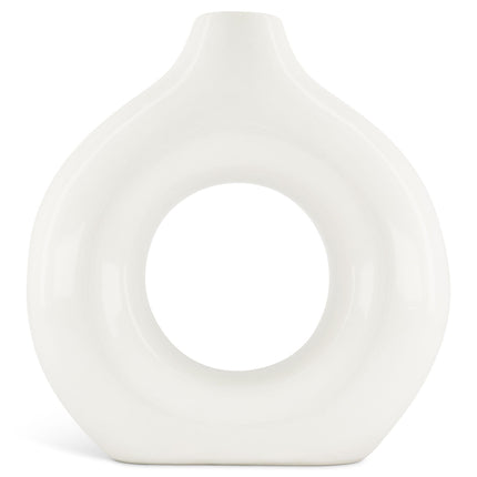 Nordic Ceramic Donut Vase - 25cm only5pounds-com