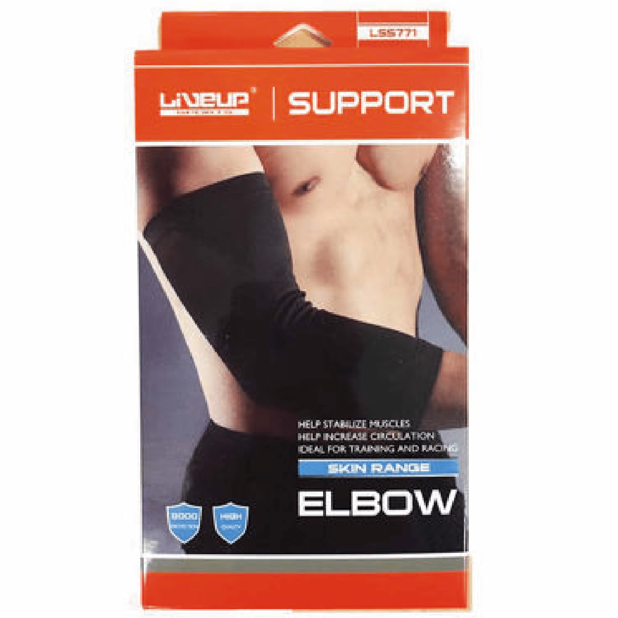 Nylon & Spandex Elbow Support - L/XL - Bargainia.com - 6951376182217 - LVPS - LS5771 - L/XL - BLCK