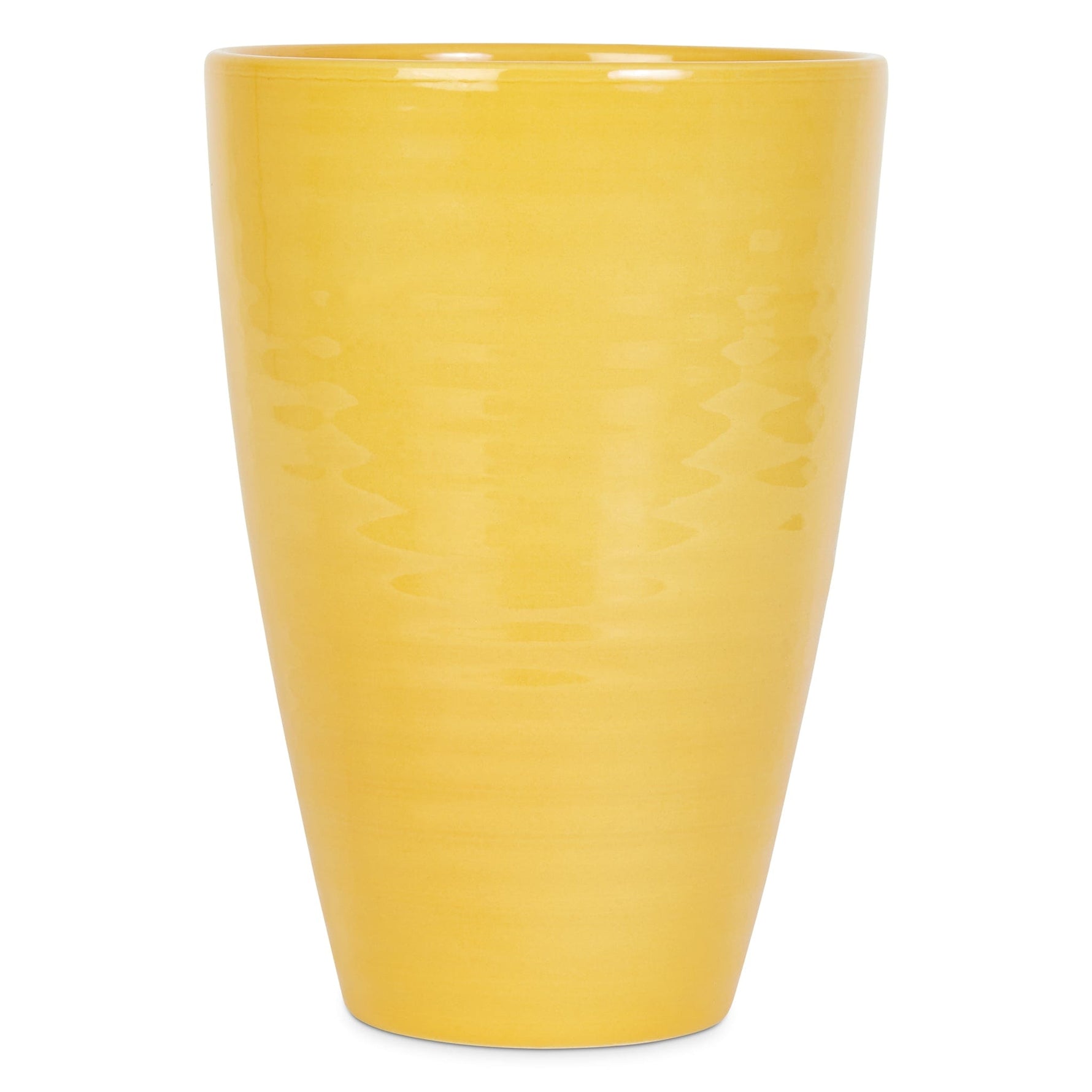 Ocher Yellow Verona Vase - 20cm - Bargainia.com - 