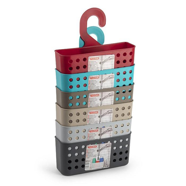 Shower Hanging Storage Basket - Assorted Colours - 26 x 8 x 24cm-Bargainia.com