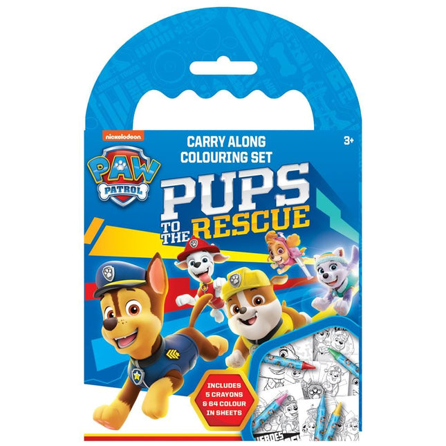 Paw Patrol Carry Along Colouring Set 5012128593499 only5pounds-com