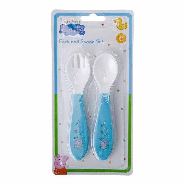Peppa Pig My First Fork & Spoon Set - Assorted 5060695122314 only5pounds-com