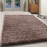 Pink & Brown Blend Shaggy Rug - Enjoy - Bargainia.com - 