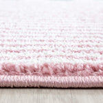 Pink & Grey Checked Rug - Kids - Bargainia.com - 