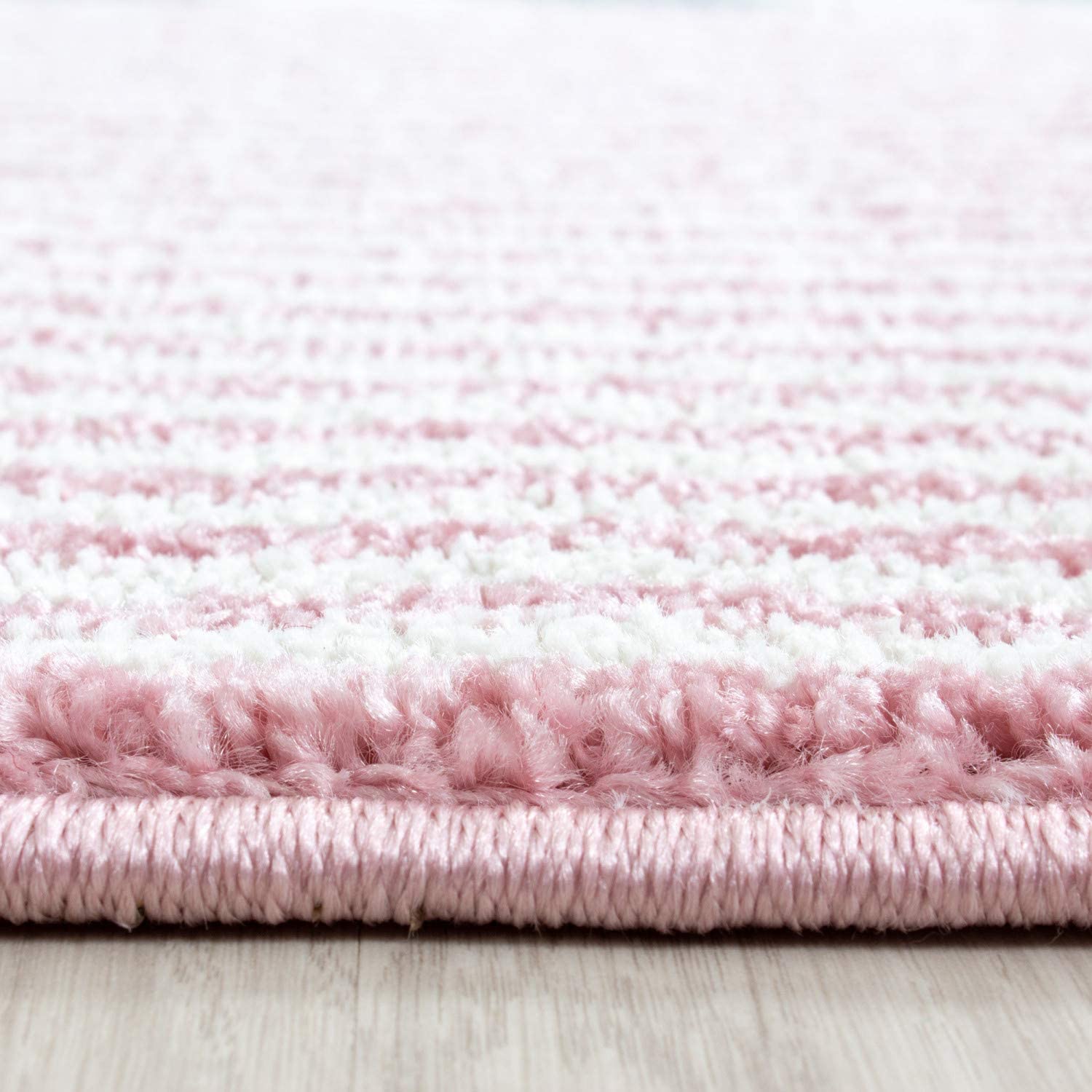 Pink & Grey Checked Rug - Kids - Bargainia.com - 