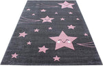 Pink & Grey Stars Rug - Kids - Bargainia.com - 