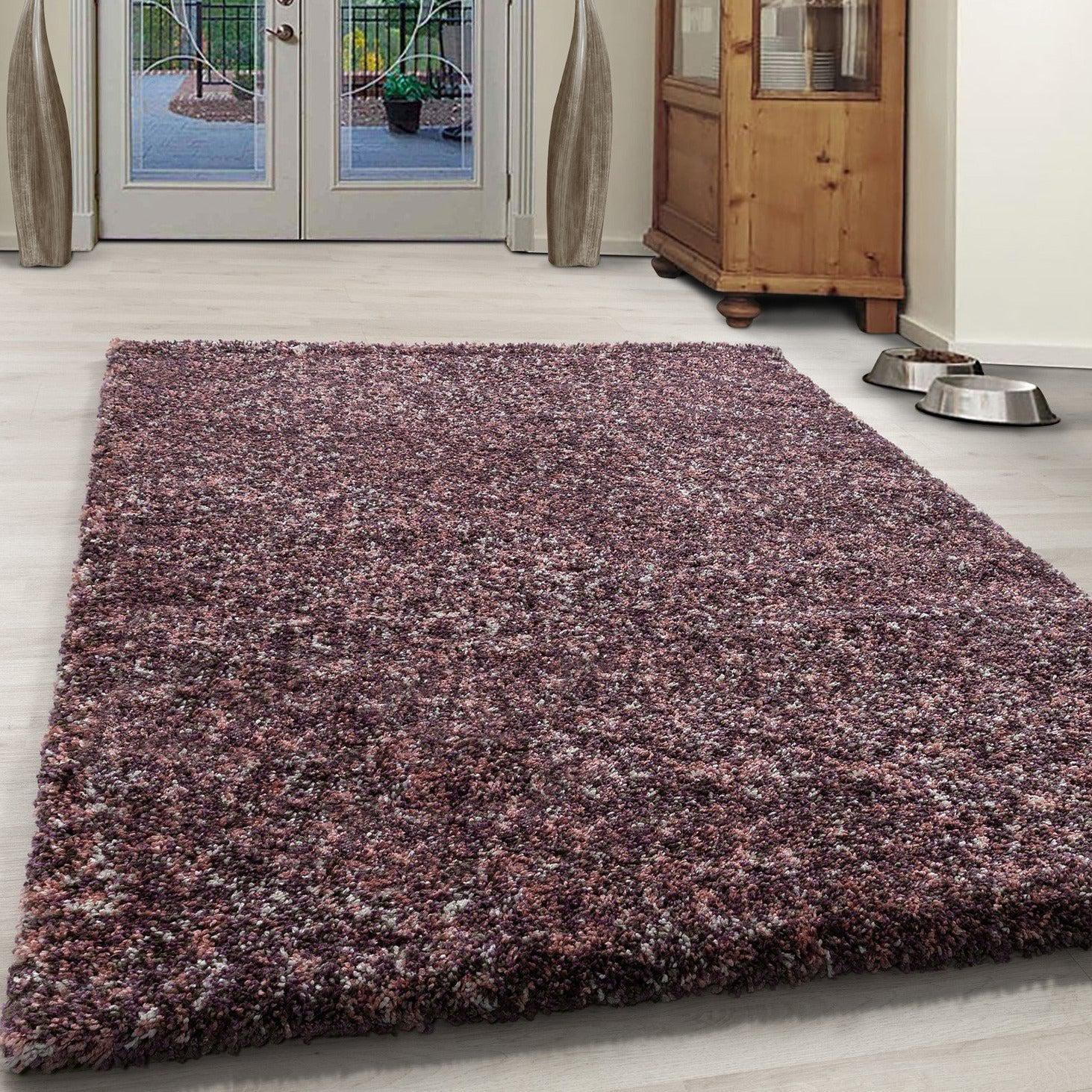 Pink & Purple Blend Shaggy Rug - Enjoy Rugs Rug Masters