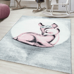 Pink Sleeping Fawn Kids Rug - Bambi - Bargainia.com - 
