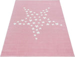 Pink Stars Kids Rug - Bambi - Bargainia.com - 