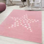 Pink Stars Kids Rug - Bambi Rugs Rug Masters