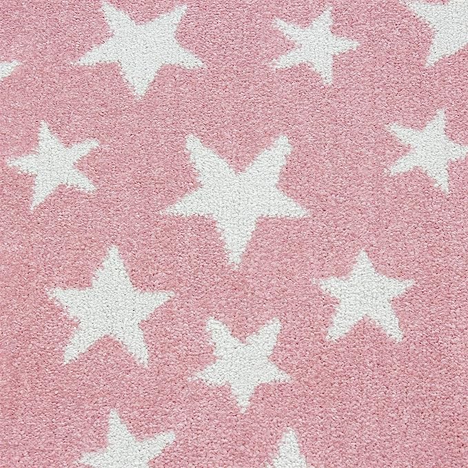 Pink Stars Kids Rug - Bambi Rugs Rug Masters