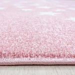 Pink Stars Kids Rug - Bambi - Bargainia.com - 