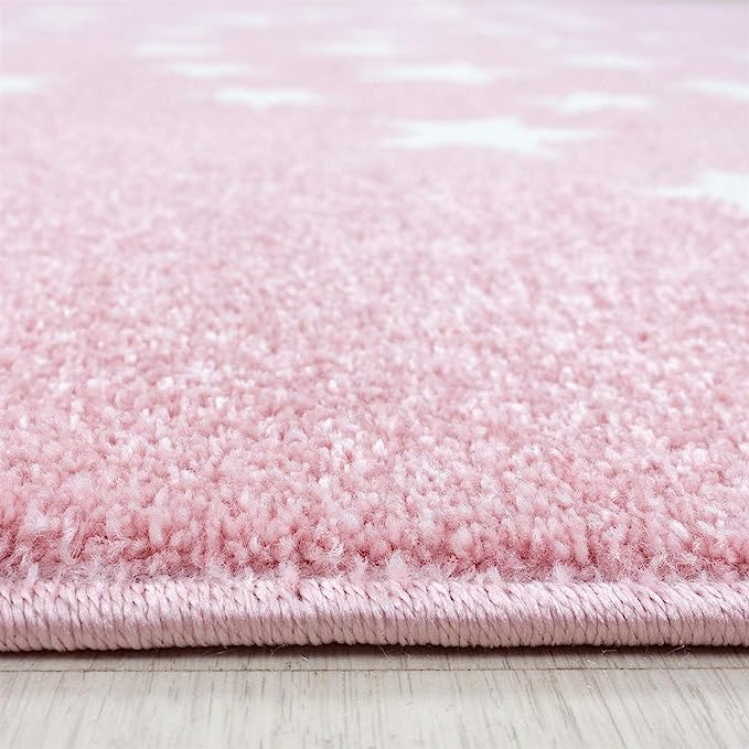 Pink Stars Kids Rug - Bambi Rugs Rug Masters