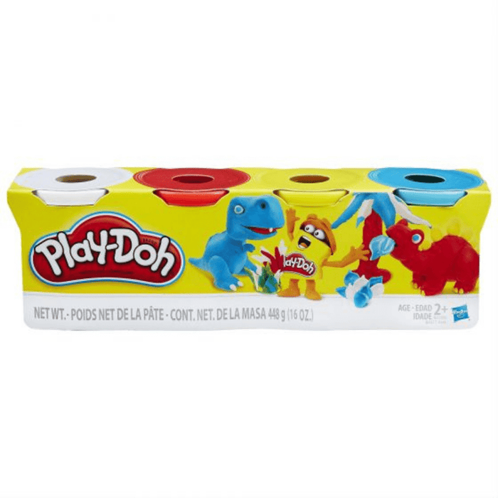 Play-Doh Tub Of 4 Colours - Assorted 5010994947033 only5pounds-com