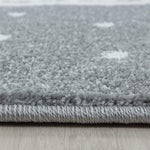 Polka Dot Grey Flamingo Rug - Kids - Bargainia.com - 
