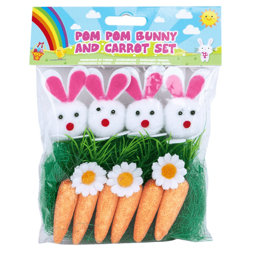 Pom Pom Bunny And Carrot Set 5050565223241 only5pounds-com