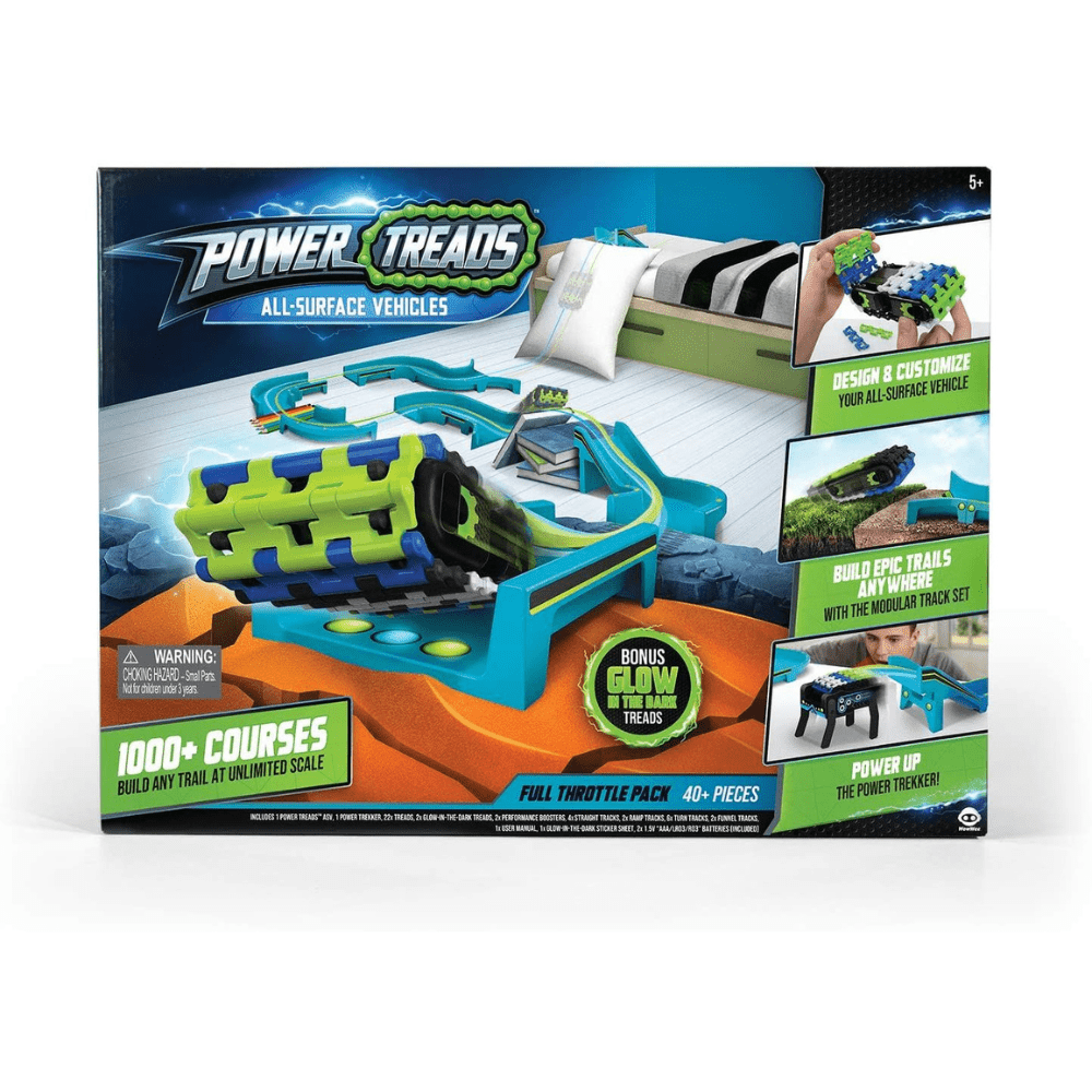 Power Treads All Surface Vehicles Full Throttle Pack - Power Trekker Toys Clearance