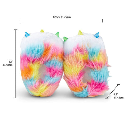 Rainbow Butterfly Unicorn Kitty Action Power Paws Slippers For Kids 21664401637 bargainia.com-com
