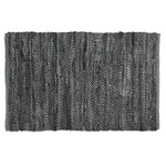 Recycled Leather Carpet Mat - Sand or Grey - 60 x 90cm - Bargainia.com - 