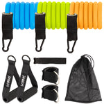 Resistance Bands Exercise Fitness Tubes With Handles Set - Bargainia.com - 