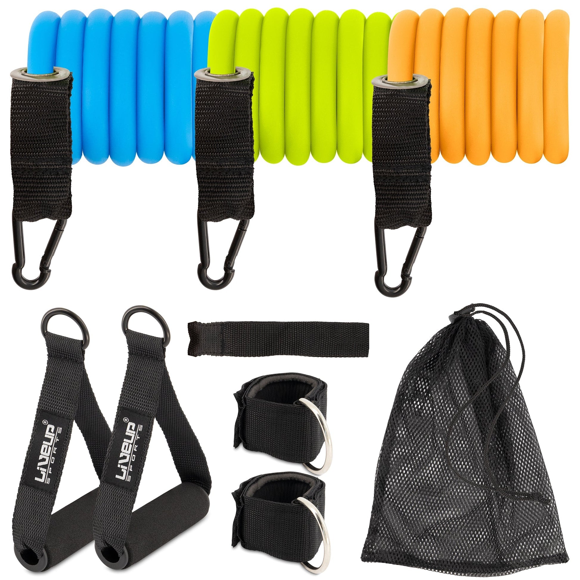 Resistance Bands Exercise Fitness Tubes With Handles Set Fitness Clearance