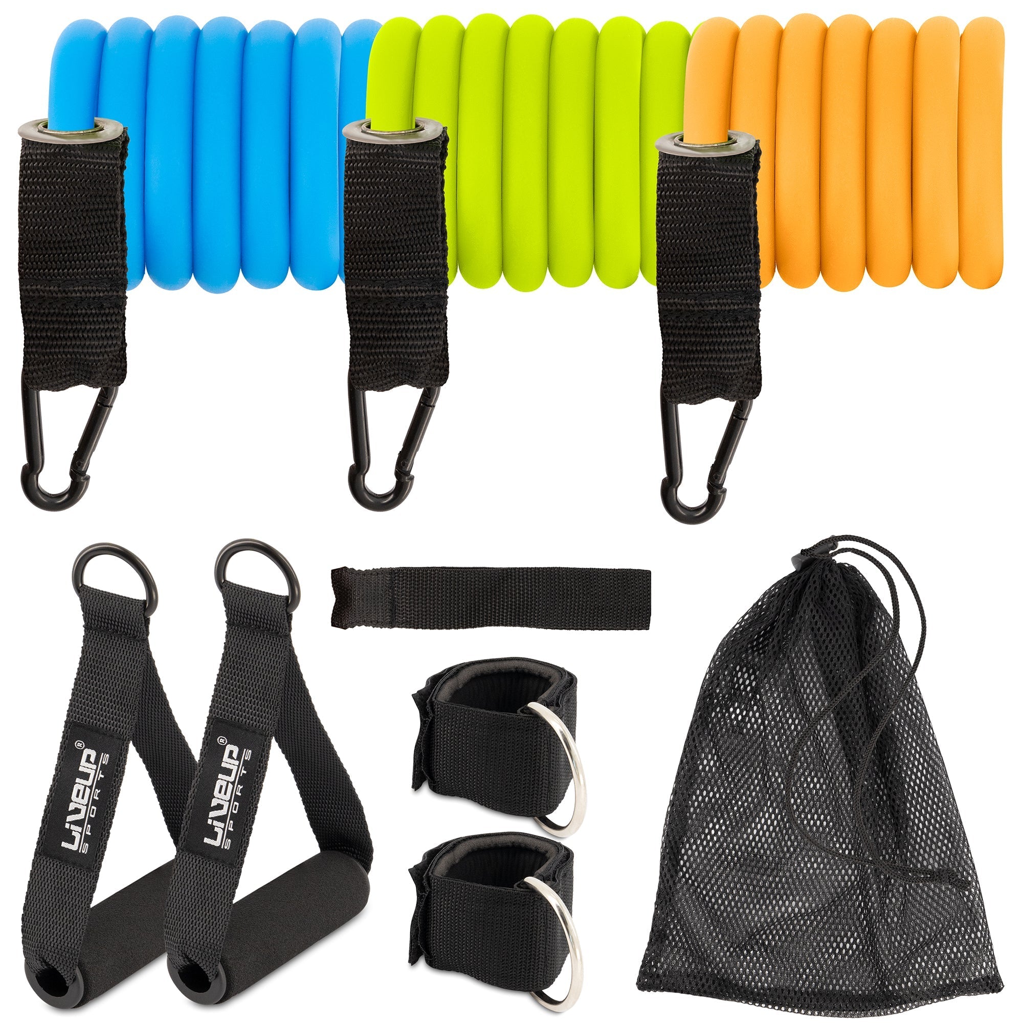 Resistance Bands Exercise Fitness Tubes With Handles Set Fitness Clearance