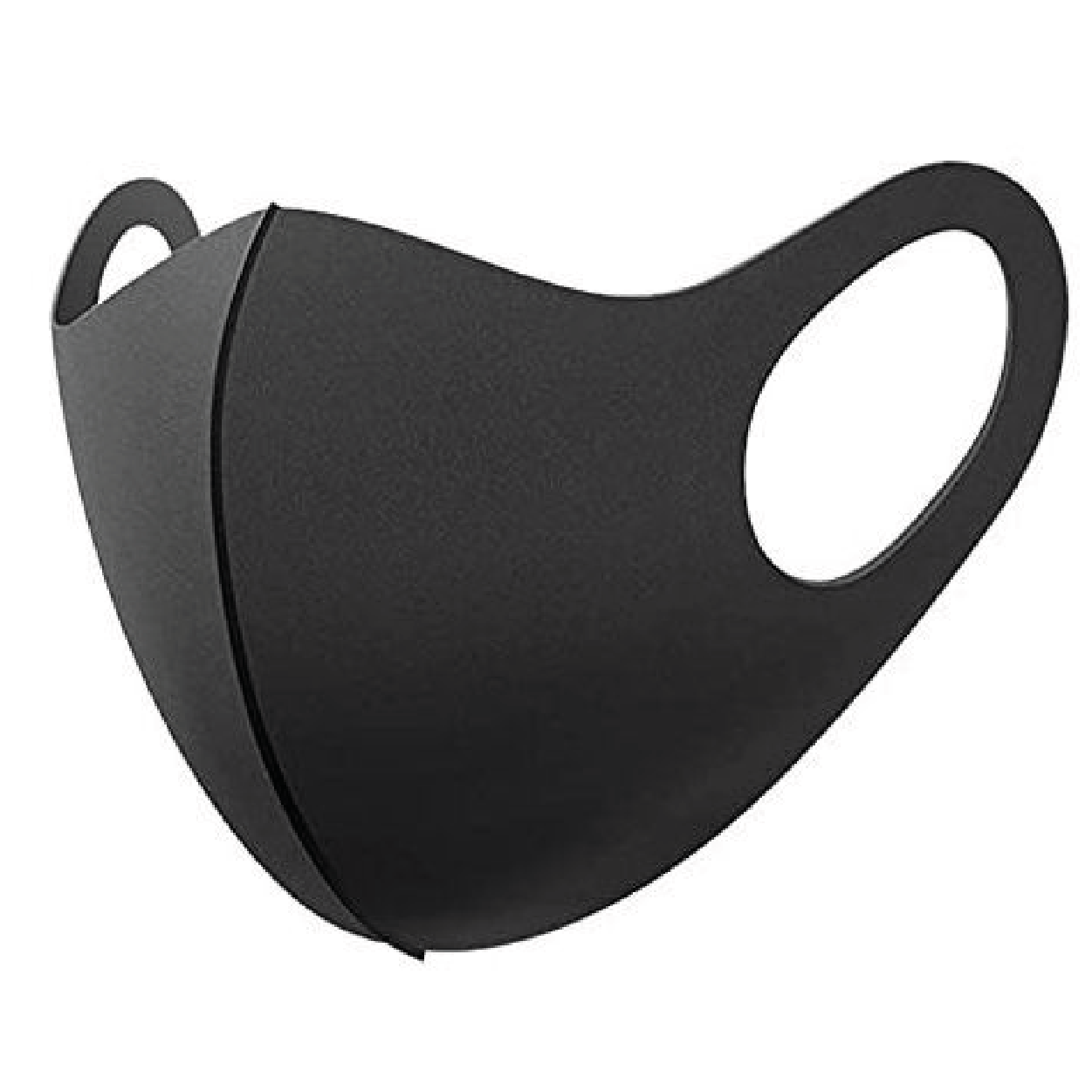 Reusable Spandex Face Mask - 1 pack (Black) - Bargainia.com - 